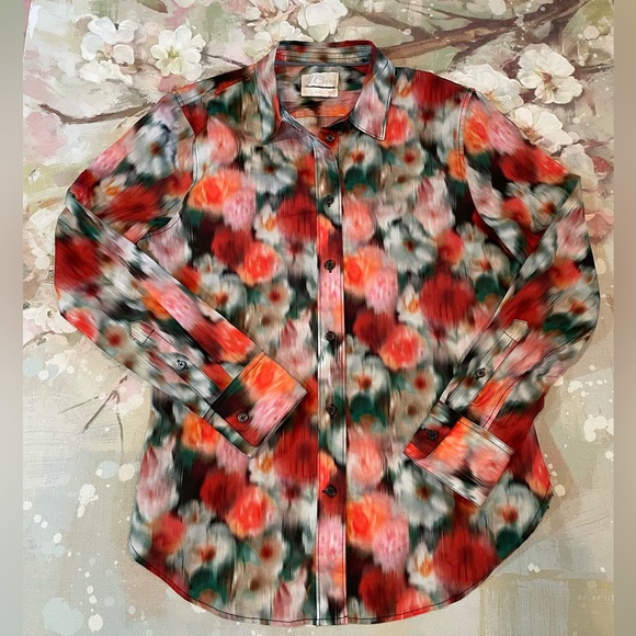 J. Crew Tops - RARE! ReImagined J Crew Liberty Hazy Daze Fabric M